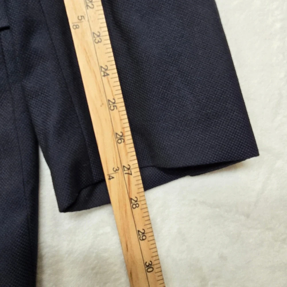 Joseph Abboud Sport Coat Mens 52L 52 Navy Blue Birdseye Blazer Exec‎ Fit Wool